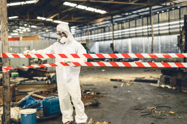 Professional Hoarding Cleanup technician working in New Vienna, OH
